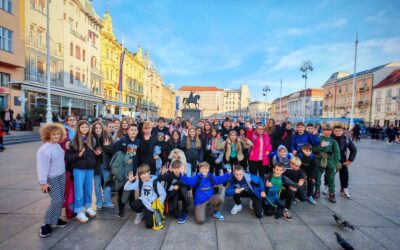 Petaši i šestaši na terenskoj nastavi u glavnom gradu Hrvatske