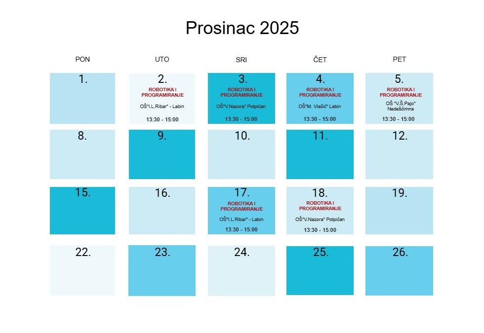 STEAM radionice i u prosincu – Razvoj vještina budućnosti za naše učenike!