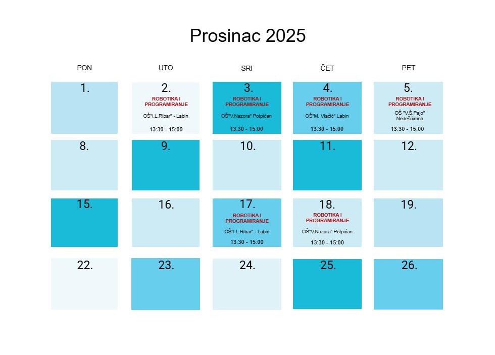 Kalendar prosinac