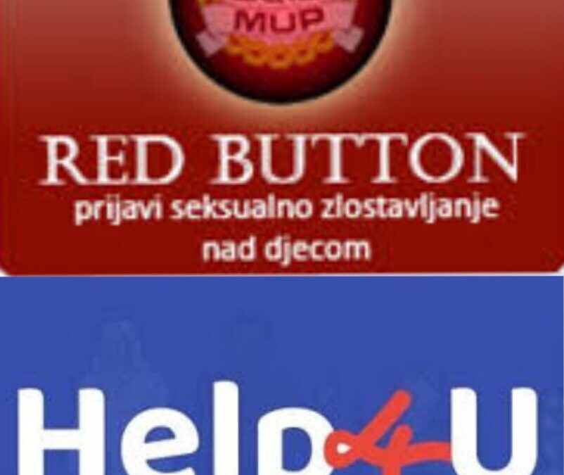 Obavijest za roditelje i učenike: HELP4U i RED BUTTON
