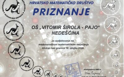 Naši učenici osvojili nagrade na natjecanju „Klokan bez granica“